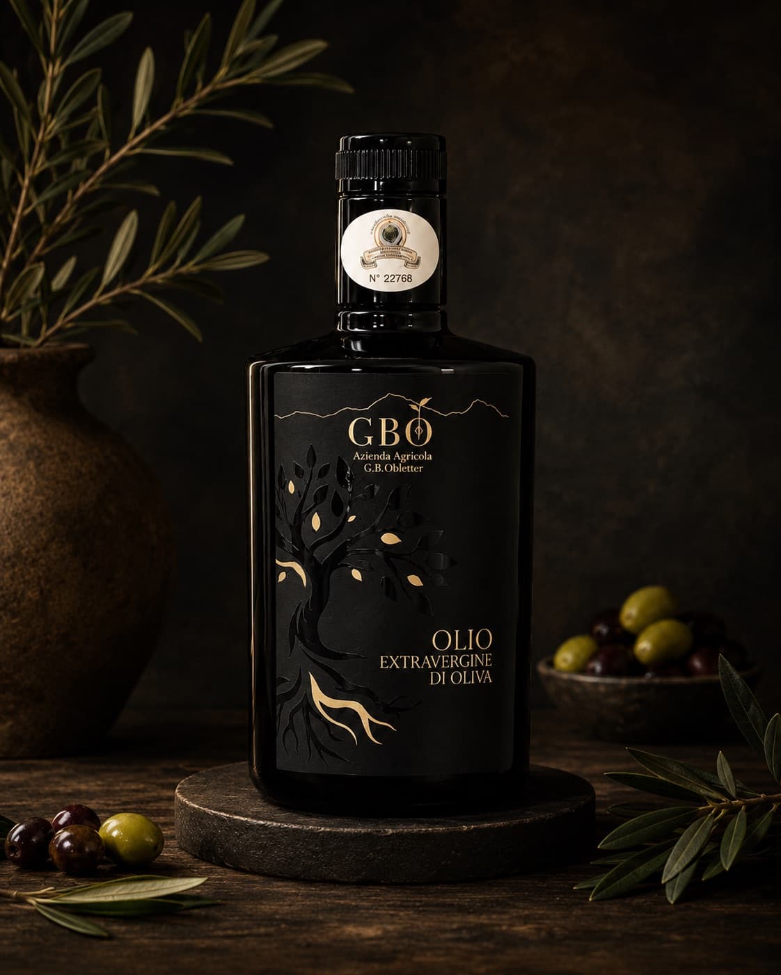 Bottiglia olio extravergine GBO